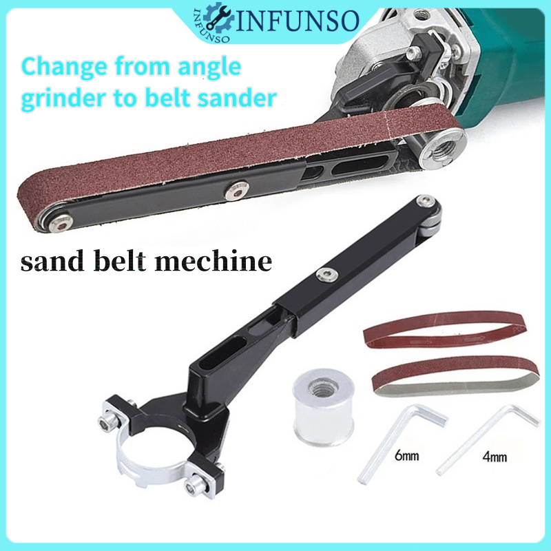 Angle Grinder Modified Sand Belt Machine DIY Mini Angle Grinder For ...