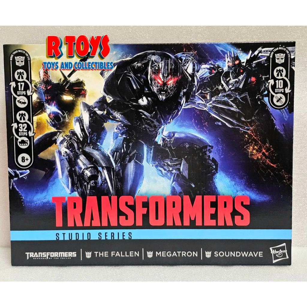 Transformers TF ROTF 3 pack Megatron Fallen Soundwave G1381 Revenge of ...