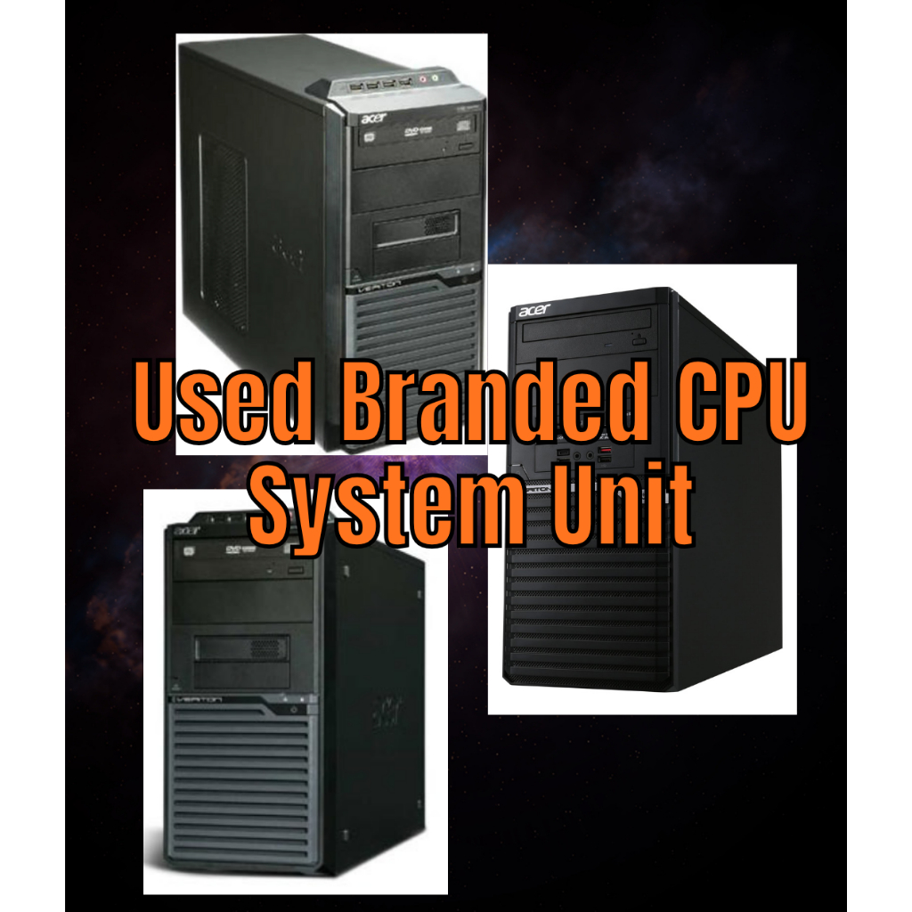 Used Branded CPU / System Unit | Intel i3 / i5 / i7 | Ready to Use ...
