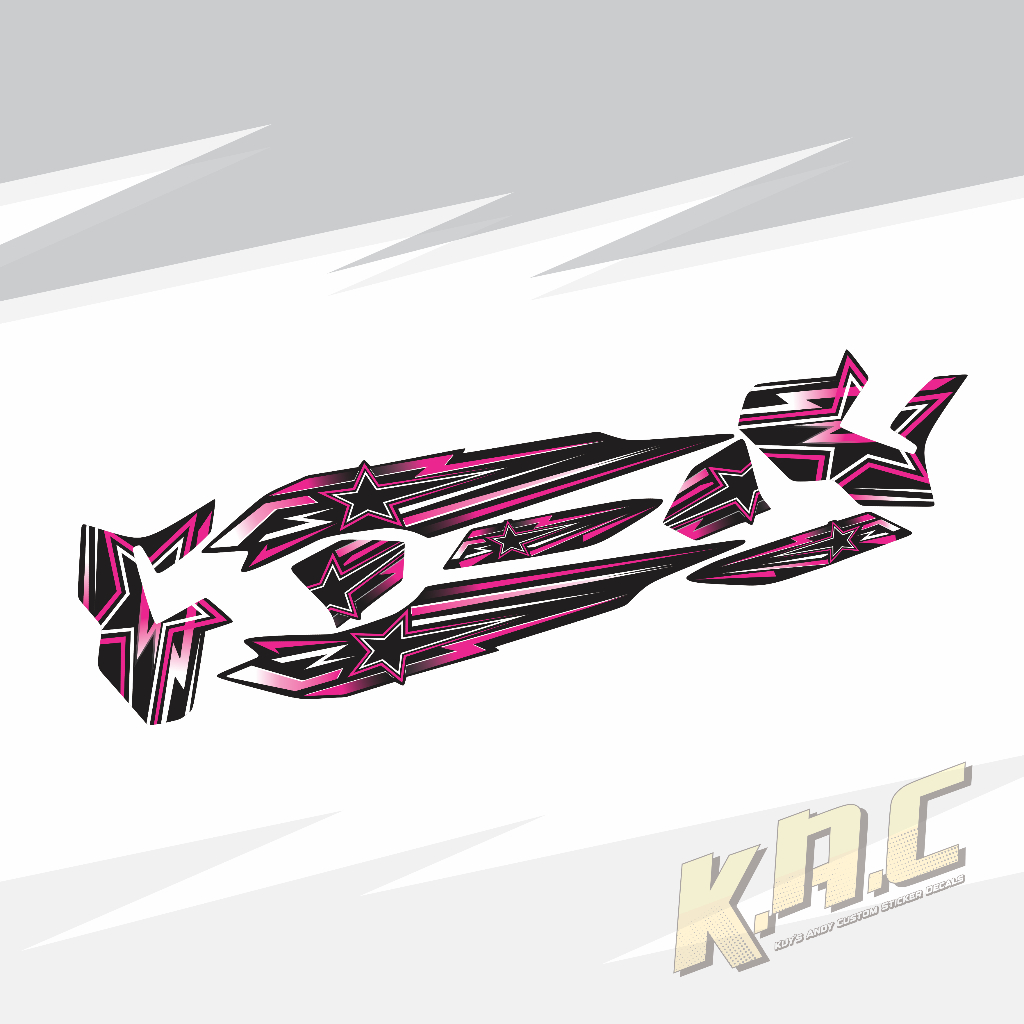 KAC Stcker Decals Click 125i V3 / V4 Quick Star 2025 | Shopee Philippines