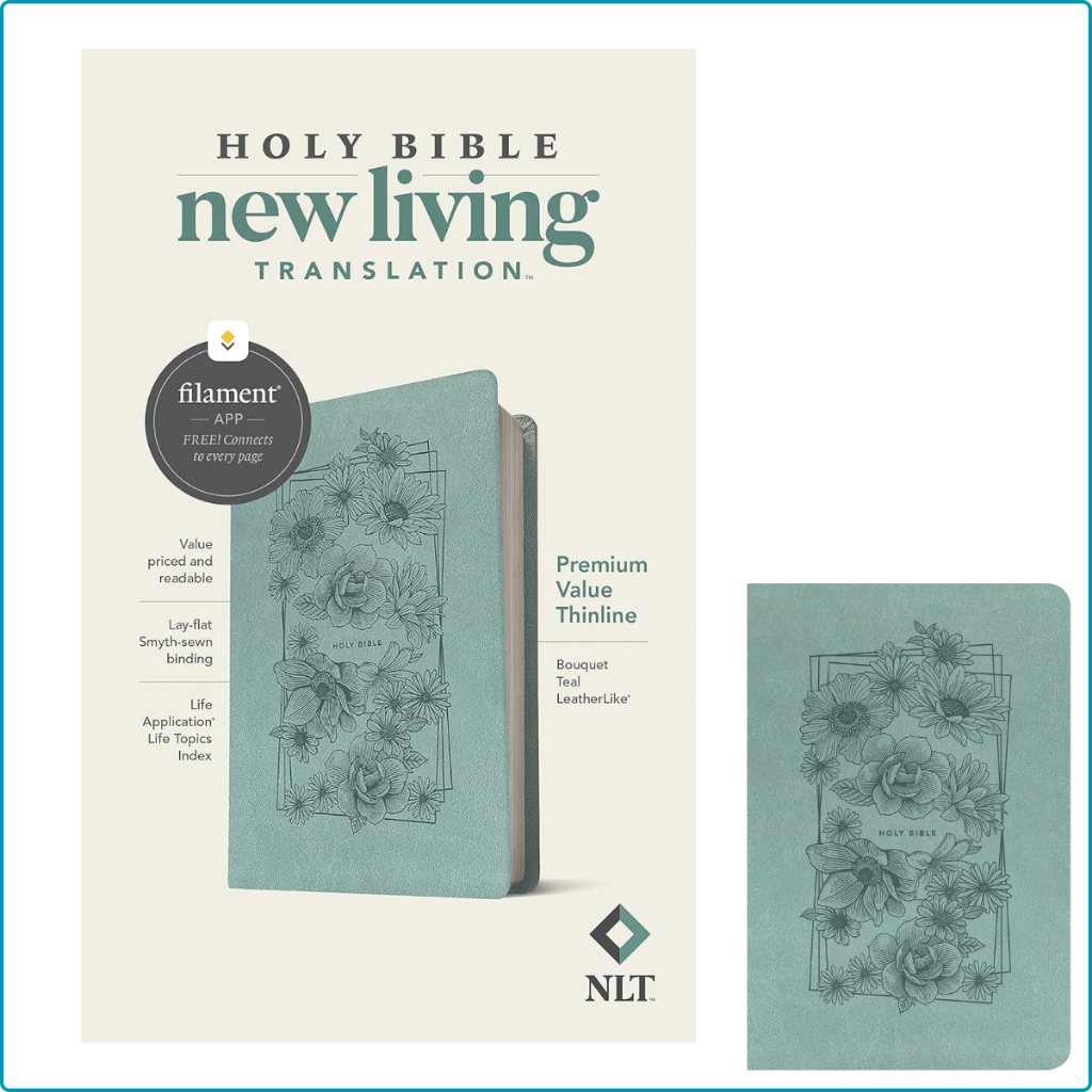 NLT Premium Value Thinline Bible, Filament Enabled (LeatherLike ...