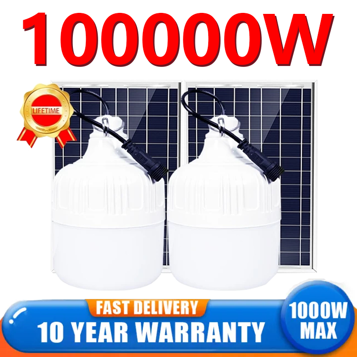 Bulbs Led Lamp With Remote Solar Bulb Light Outdoor Waterproof Solar ...