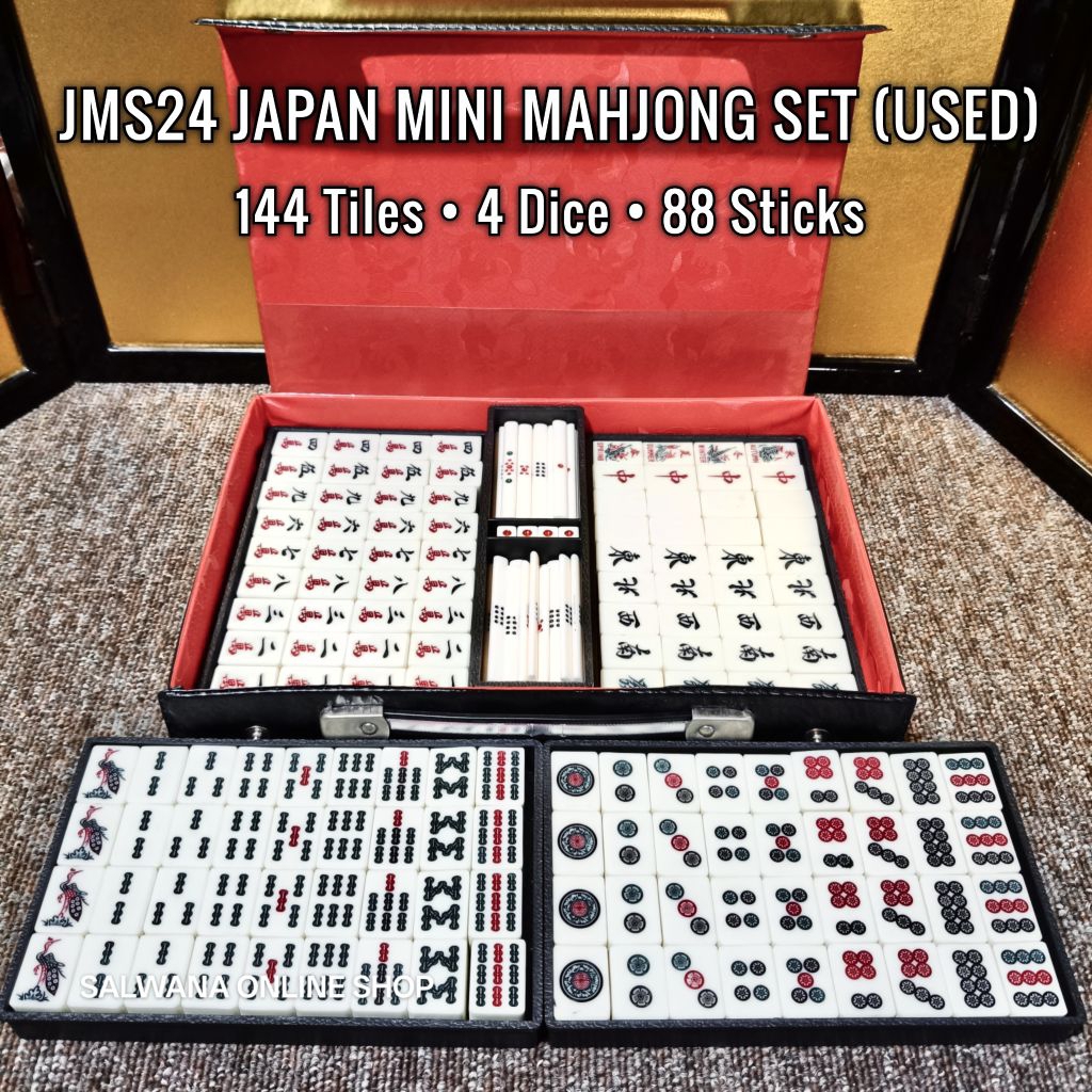 JMS24 JAPANESE MINI MAHJONG GAME SET (USED) • JAPAN SURPLUS | Shopee ...