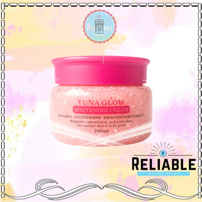 placenta glutathione cream Yuna Glow Whitening BMRS Yuna Glow Whitening Cream