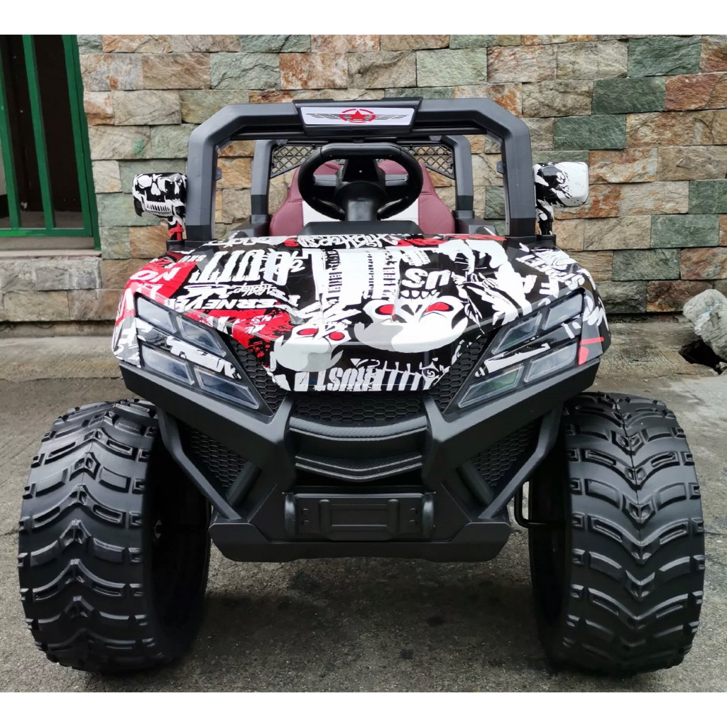 ATV 119A SKULL Battery Powered/Children Rechargeable Electric Ride On ...