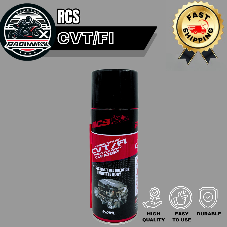 RCS RACING CVT/FI THROTTLE BODY CLEANER 450mL – Power Spray Engine ...