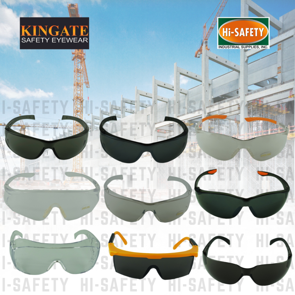 KINGATE Safety Eyewear Anti-fog Lens, Stylish Protective Glasses