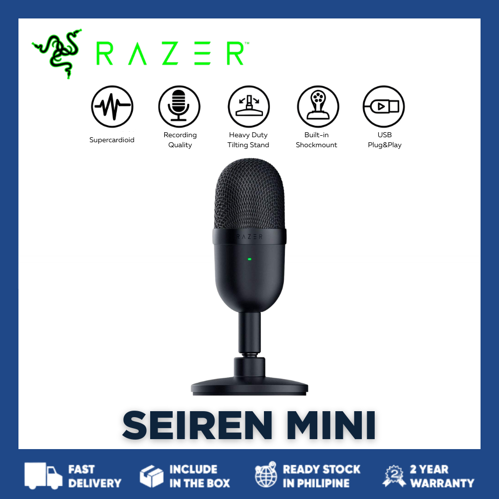 Razer Seiren Mini Razer Mic Razer Microphone Razer Ultra-compact ...