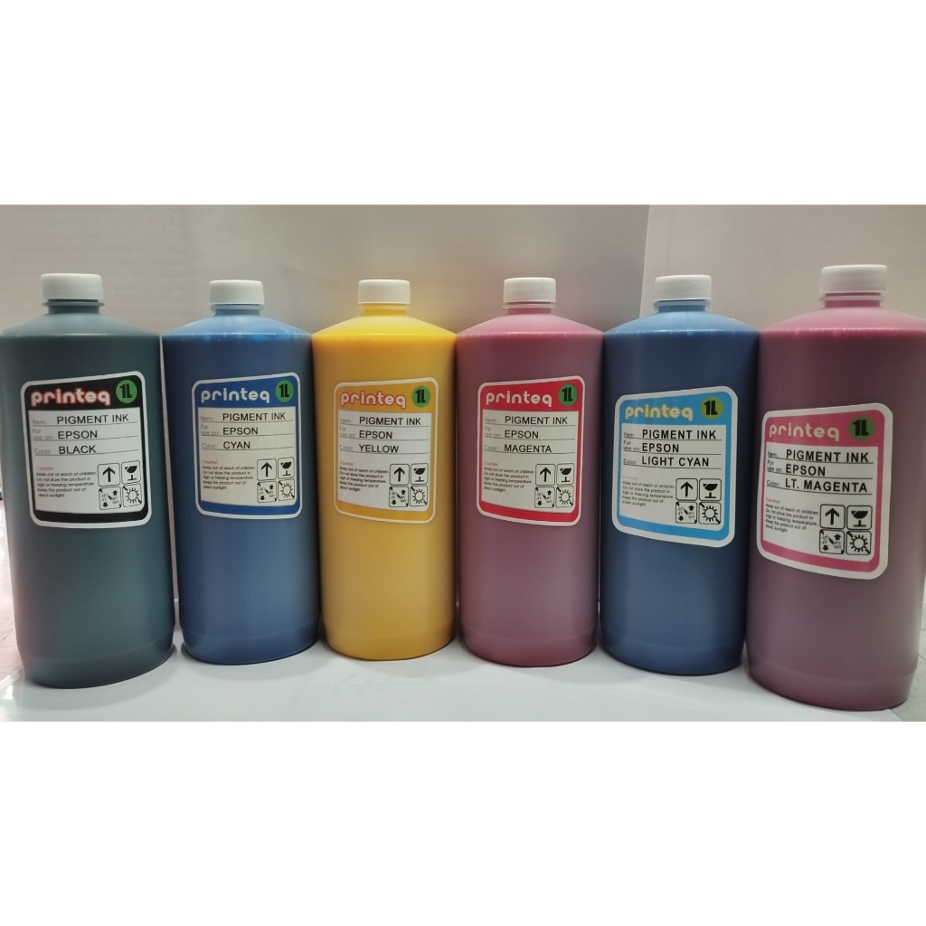 Printeq Pigment Inks 1Liter per Color | Shopee Philippines