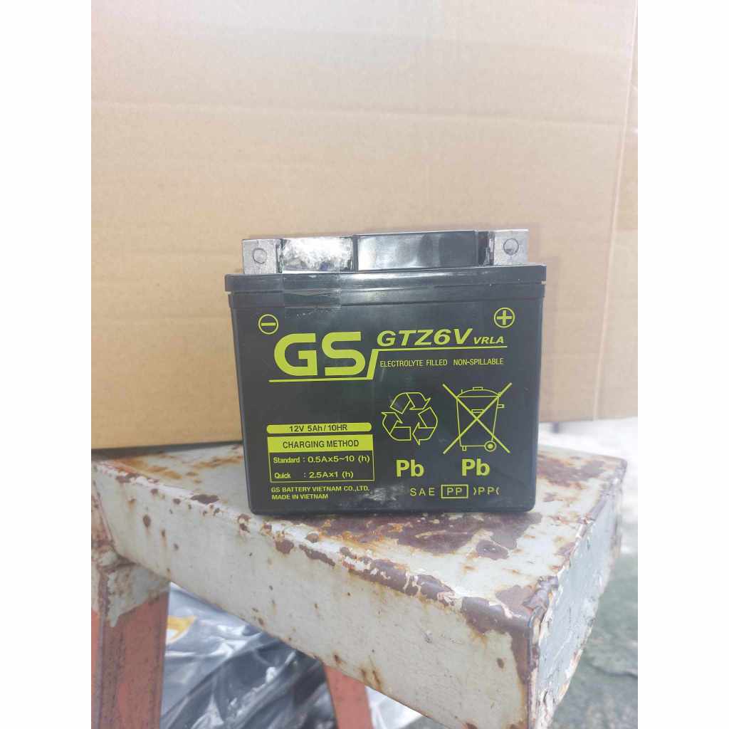 Gs Battery GTZ6V for Honda click V2 v3 | Shopee Philippines