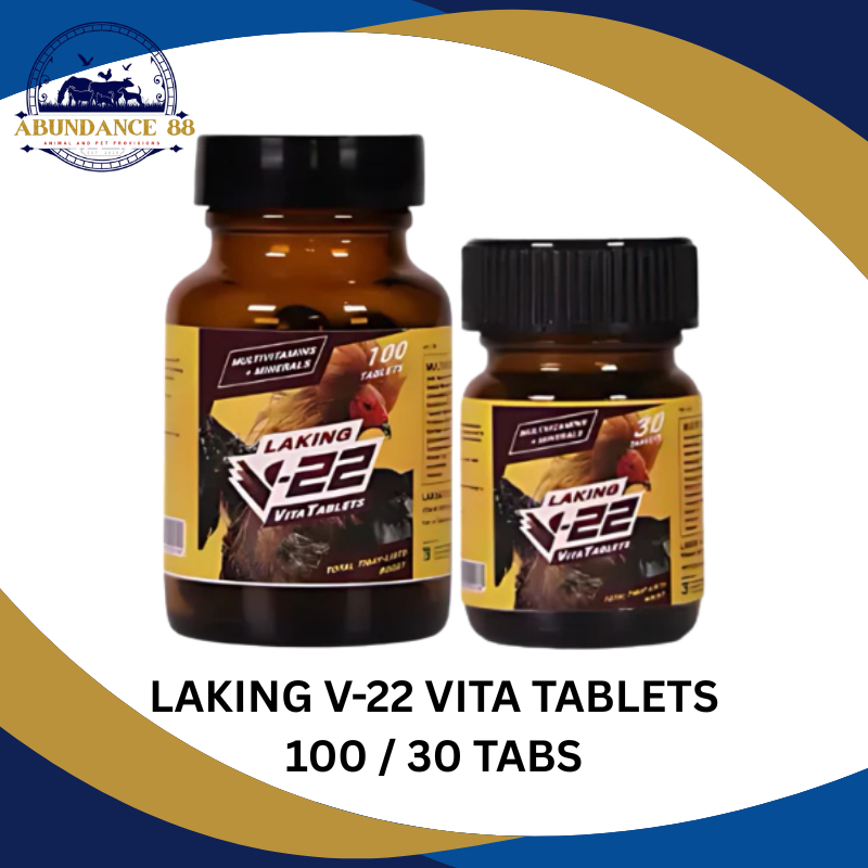 LAKING V-22 VITA TABLET 30 TABLETS PER BOTTLE / 100 TABLETS PER BOTTLE ...