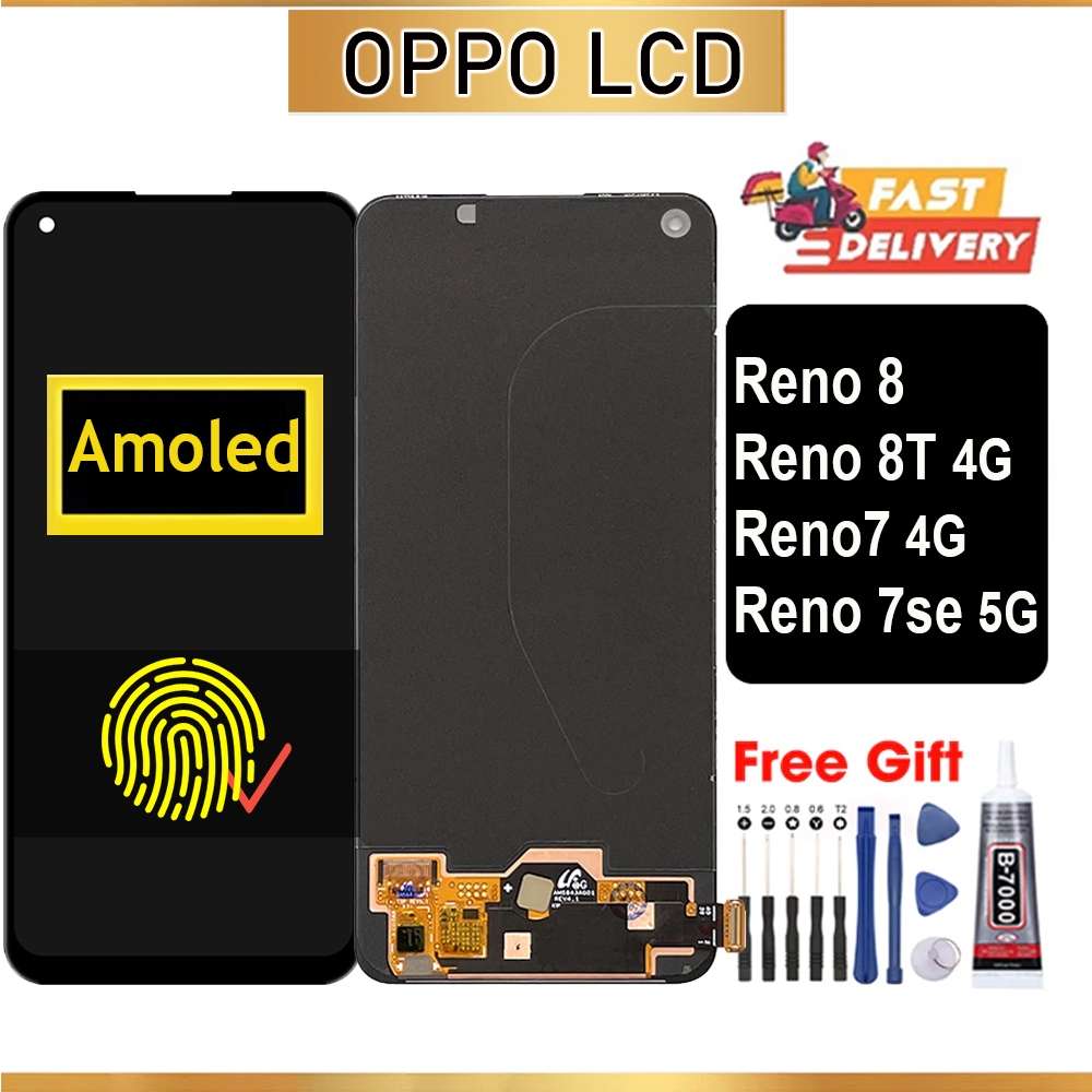 AMOLED LCD OPPO Reno 8 4G 5G Reno 8T 4G Reno 7 4G Reno 7se 5G LCD ...