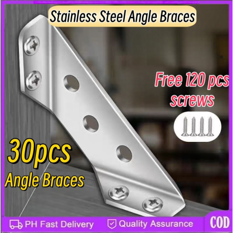 30/60/9090set Stainless Steel Metal Trapeziform Angle Bracket/Furniture ...