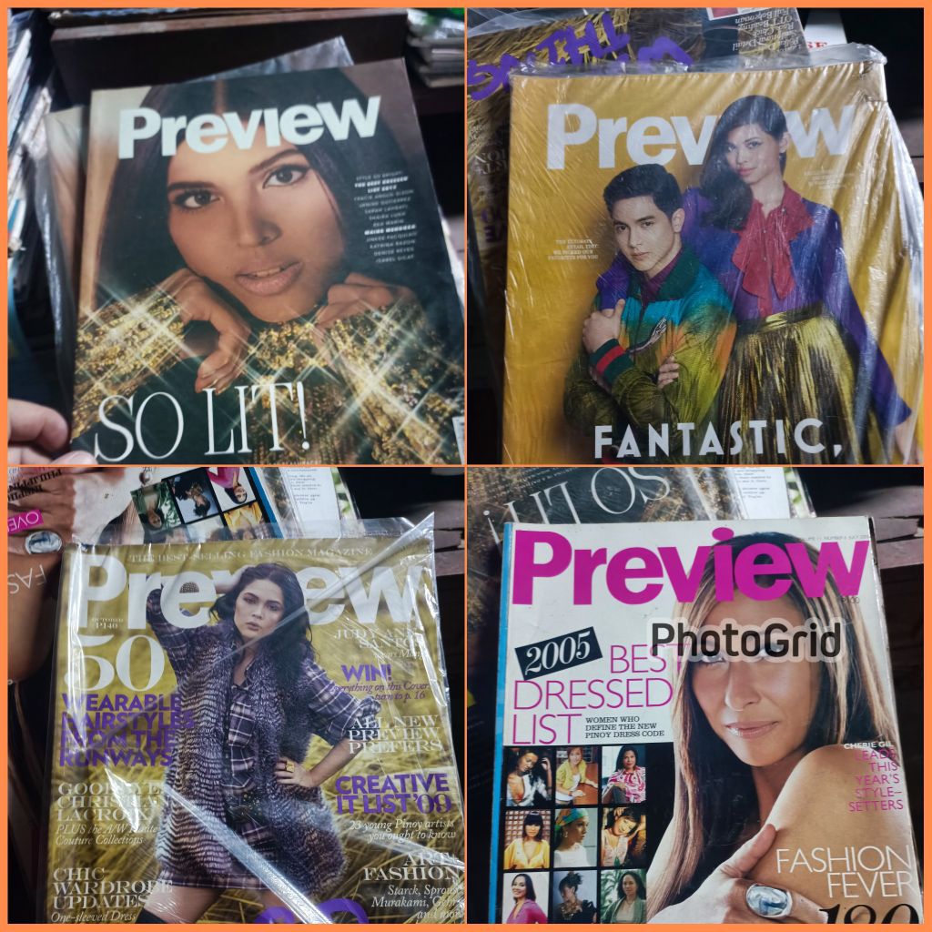 Vintage Preloved Random Fashion Magazines PREVIEW with Freebie K1 ...