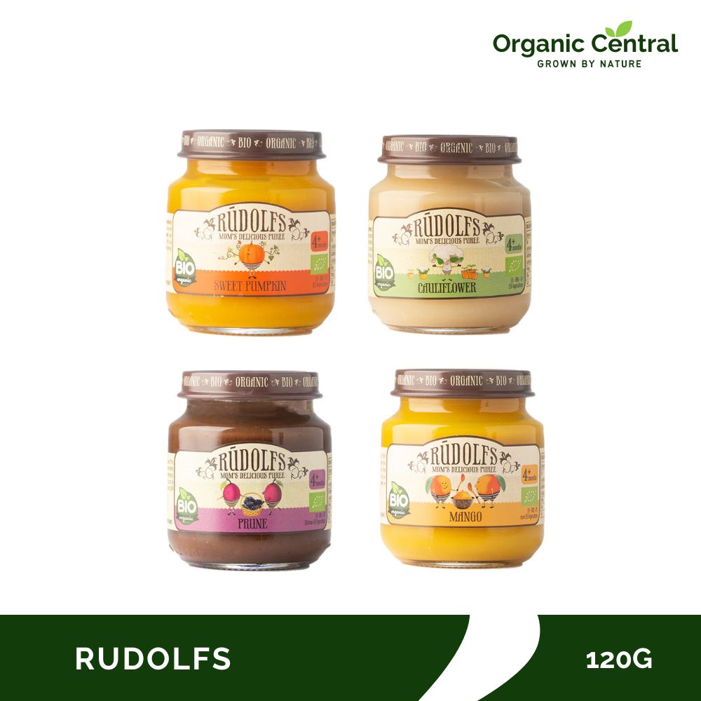 Rudolfs Organic Puree 4+ Months Stage 1 120g | Shopee Philippines