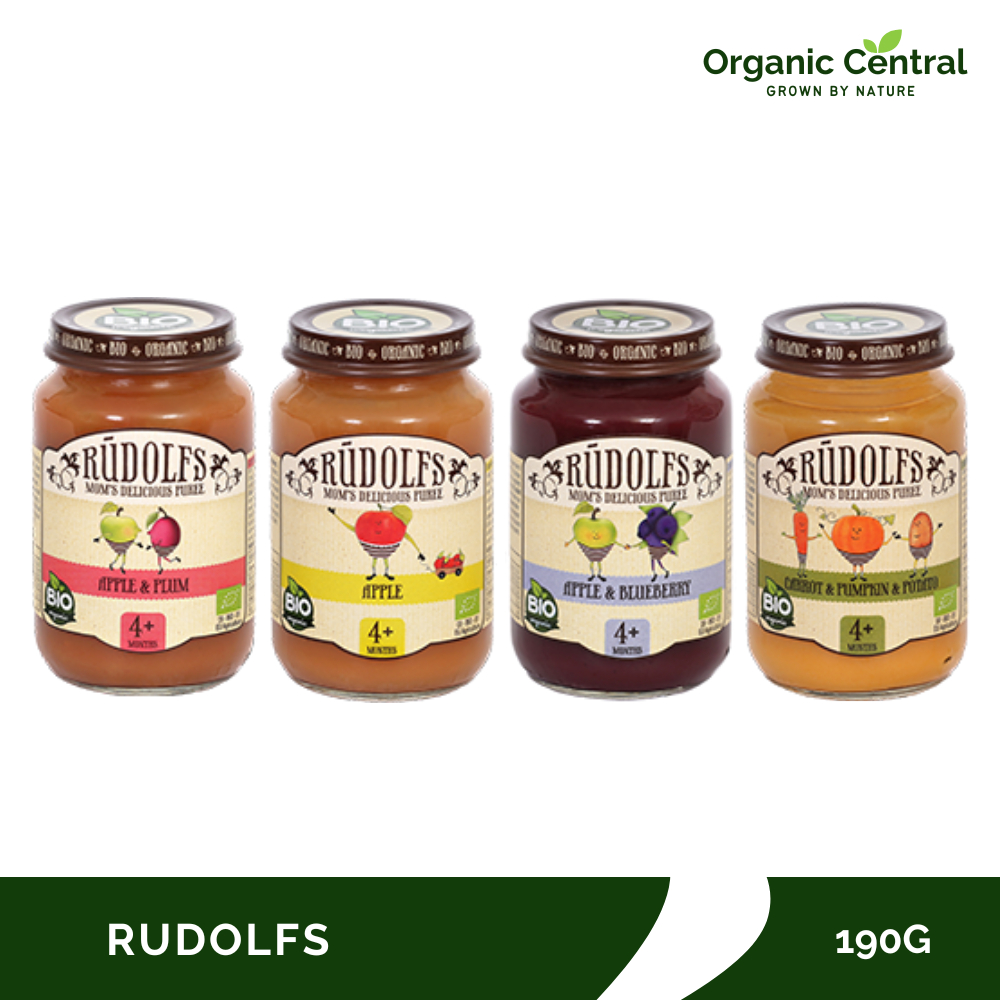 Rudolfs Organic Puree 4+ Months 190g | Shopee Philippines