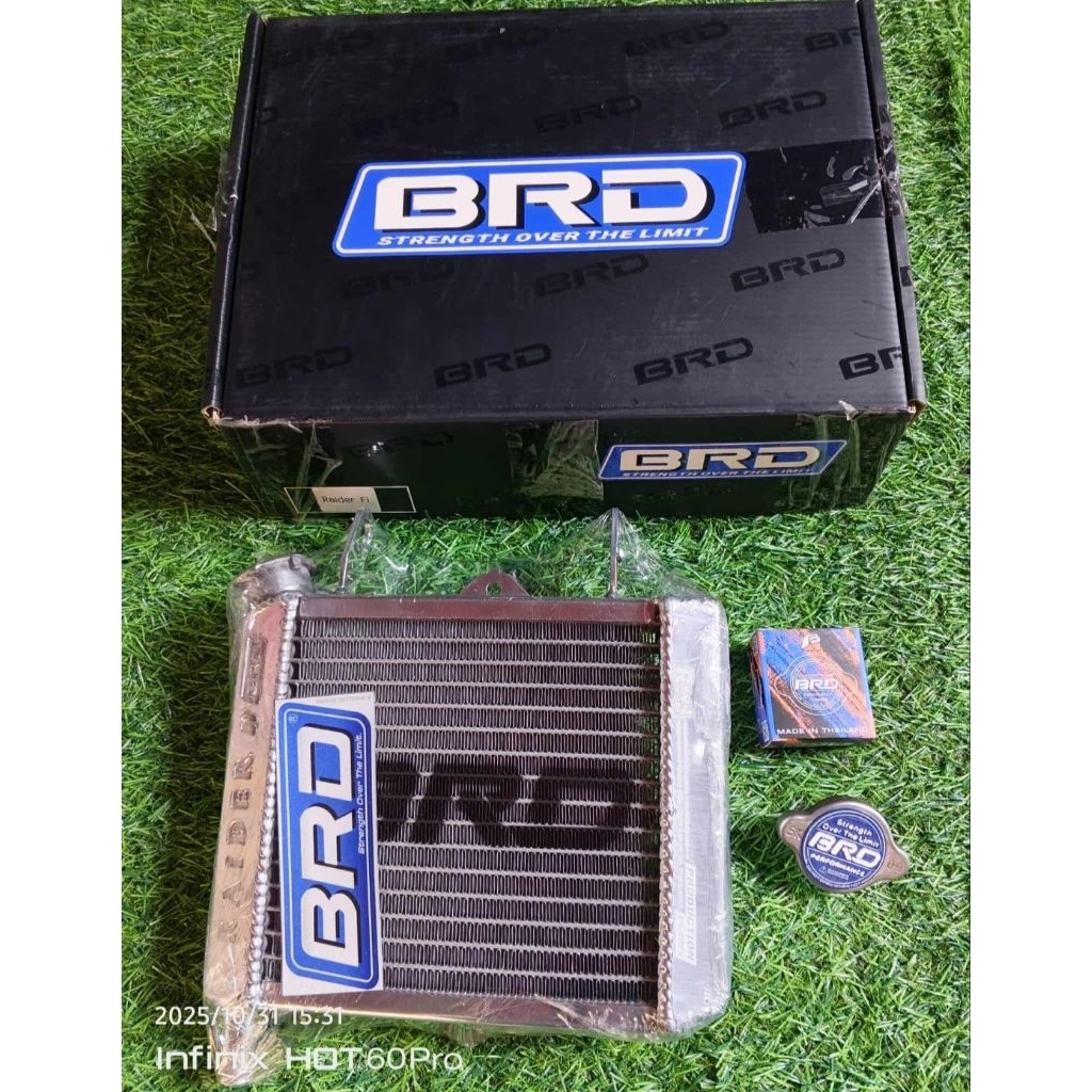 BRD BIG RADIATOR ASSY 2 ROW WITH RADIATOR CAP FOR SUZUKI RAIDER 150 FI ...