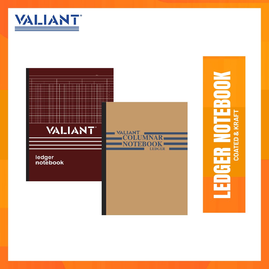 Valiant Accounting Ledger Notebook | Shopee Philippines
