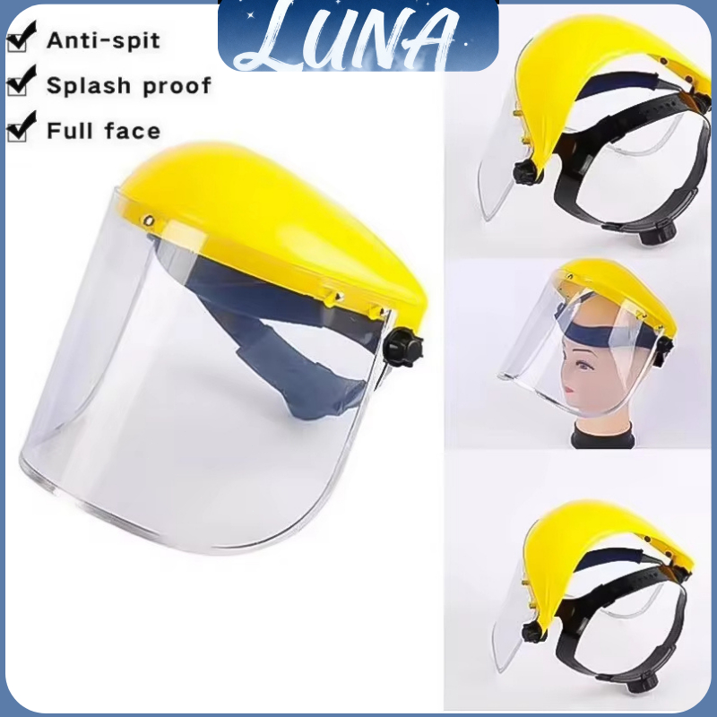 Protective safety Hard face shield Transparent Face Protection with ...