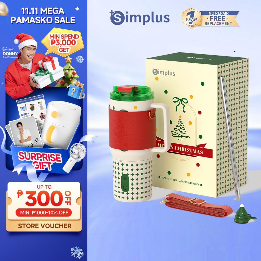 Simplus Chritmas Special Portable Blender Wireless Juicer Cup 500mL ...