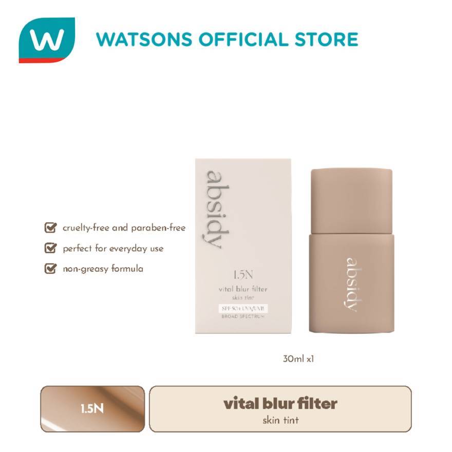 ABSIDY Vital Blur Filter Skin Tint 1N 30ml | Shopee Philippines