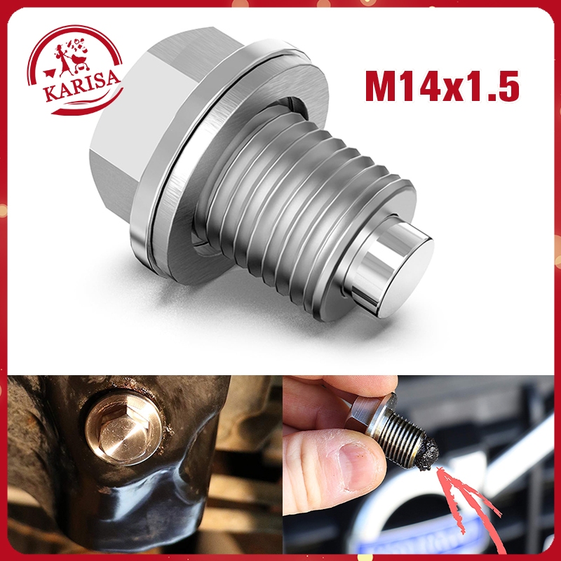 M14x1.5 Magnetic Car Engine Oil Drain Plug Nut Screw Bolt