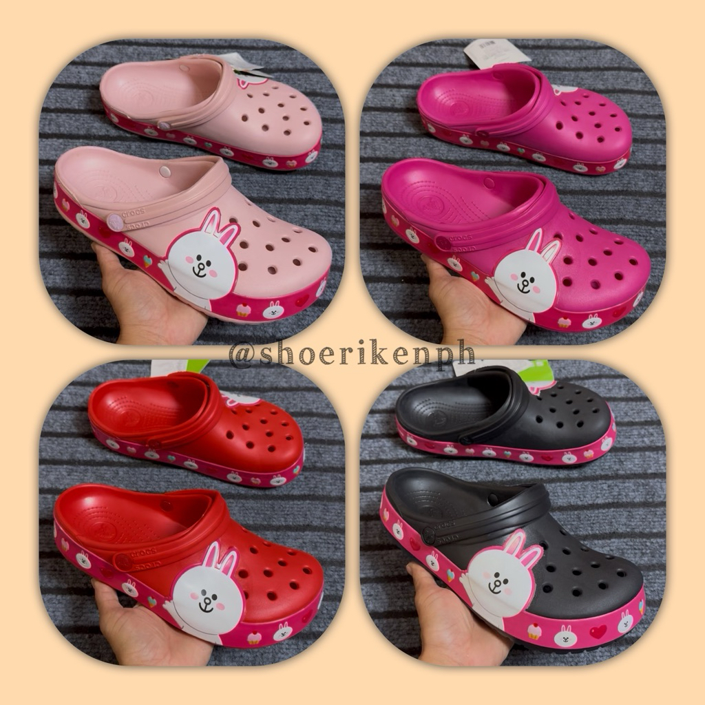 CRCSs X BTS LINE BUNNY CLOGS FOR WOMEN | Shopee Philippines