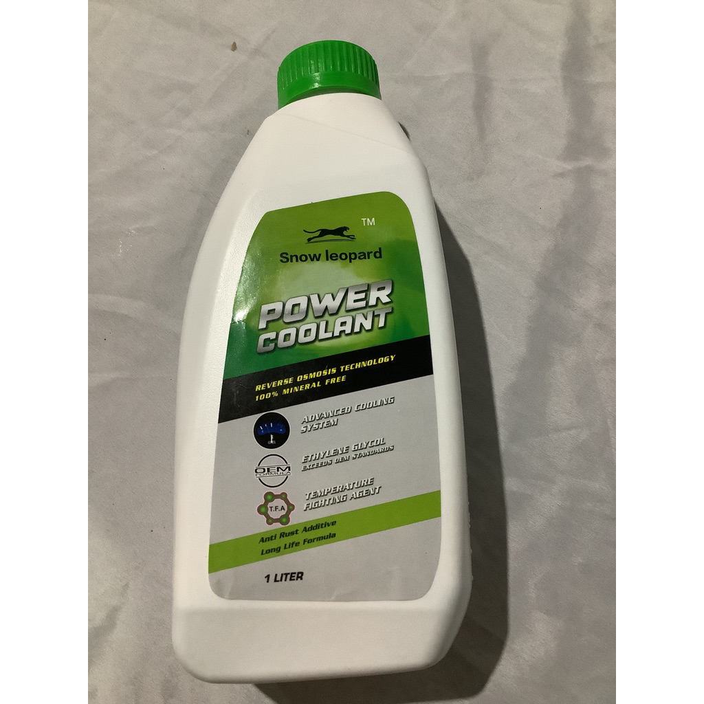 Snow Leopard Power Coolant Anti-Rust Addictive Long-Life Formula1L ...