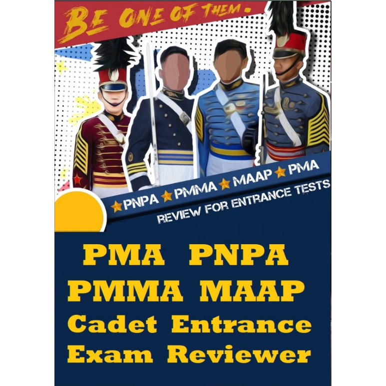 PMA, PNPA, PMMA, MAAP Cadet Entrance Exam Reviewer 2026 | Shopee ...