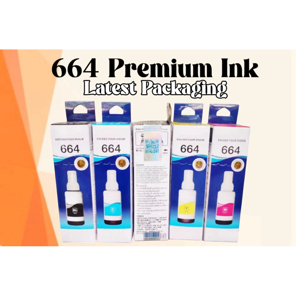 T664 Latest Packaging Ink Bottle for used in L100 L110 L120 L200 L300 ...