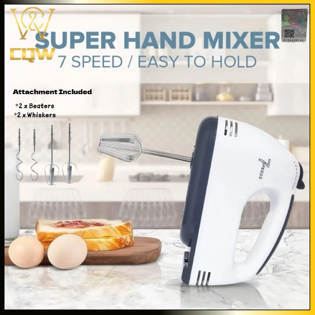 CQW.NO1 Hand Mixer Professional Electric Whisks Hand Mixer | Shopee ...