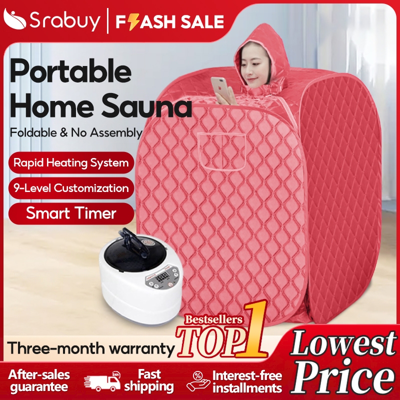 Srabuy Portable Sauna Spa Full Body Steamer Machine Detox Home Use ...