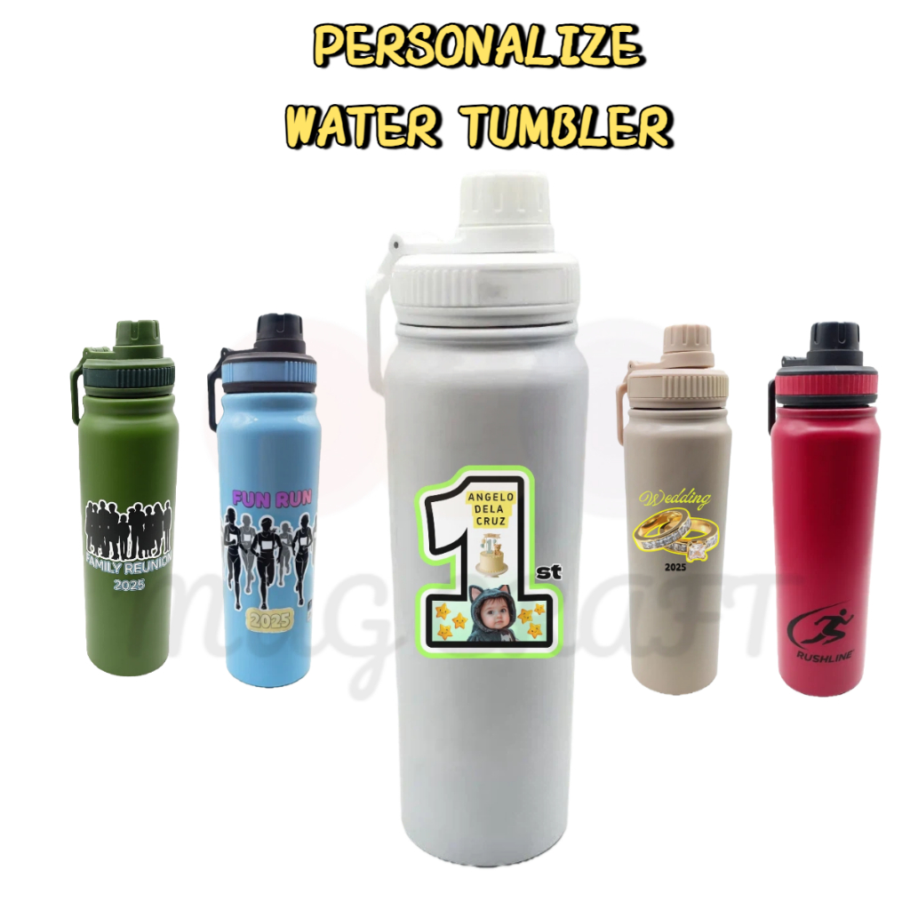 Personalize/ Customize 800ml Stainless Steel Vacuum Insulated Water ...