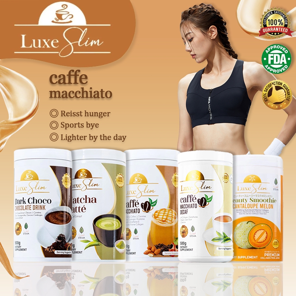 LUXE SLIM Half Kilo Beauty Juice Caffe 5 Flavors and Half-Kilo per Jar ...