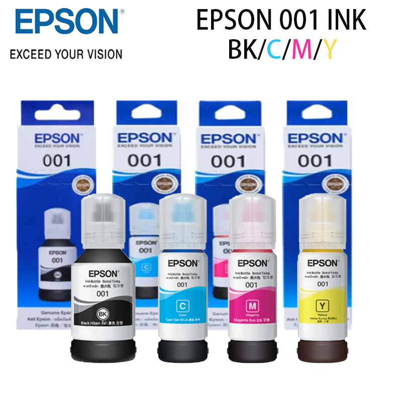 001 Epson Ink epson 001 Ink Original L6270 L4360 L4366 L4260 L6260 ...