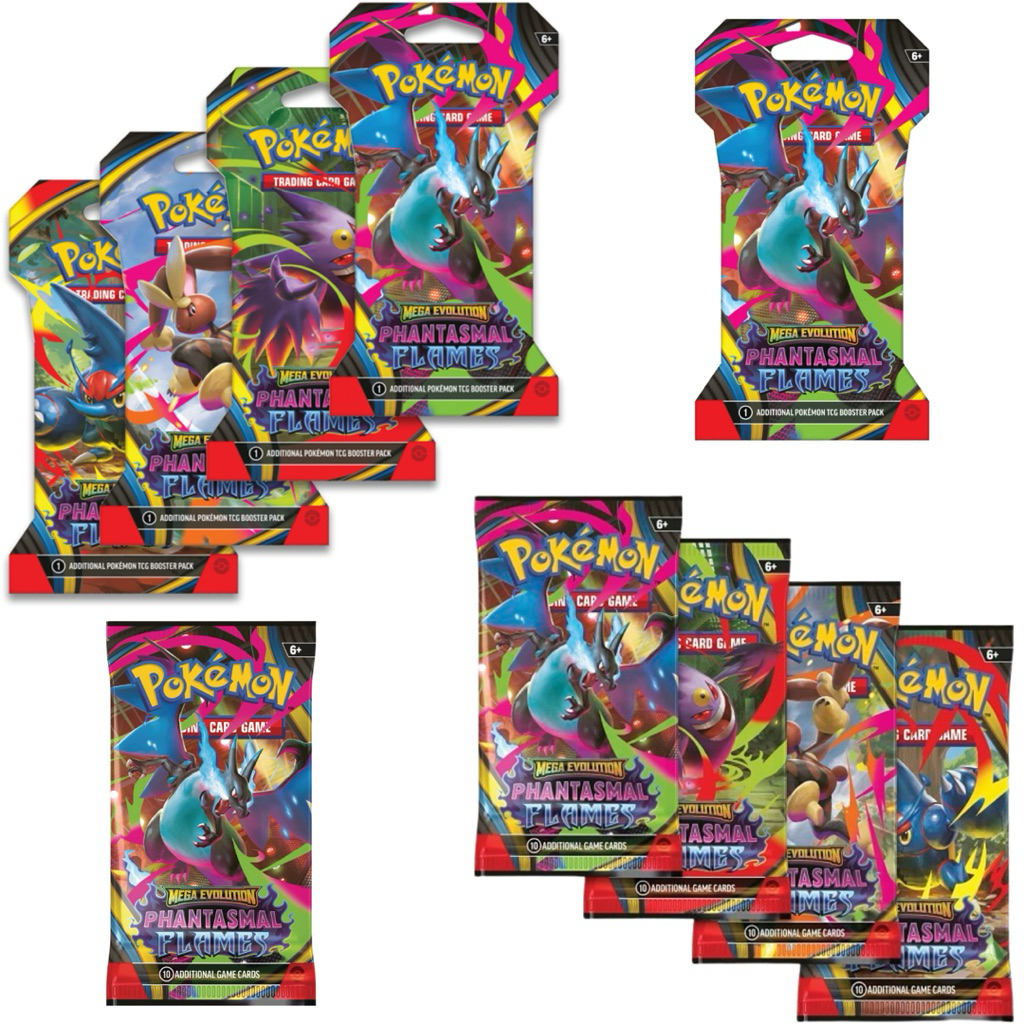 Pokemon TCG Mega Evolution Phantasmal Flames Sleeved / Booster Pack |  Shopee Philippines