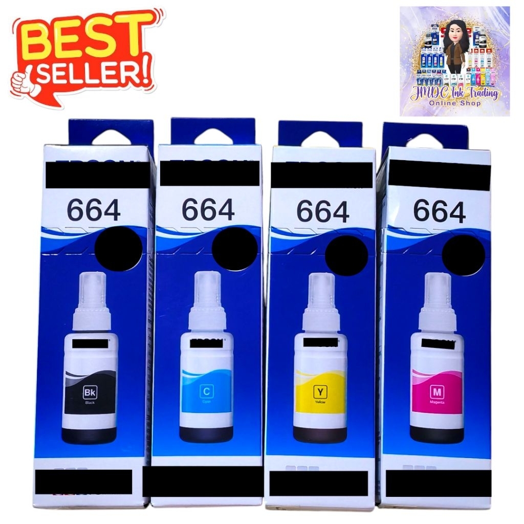 Set 664 Ink BCYM 4 Colors | Shopee Philippines
