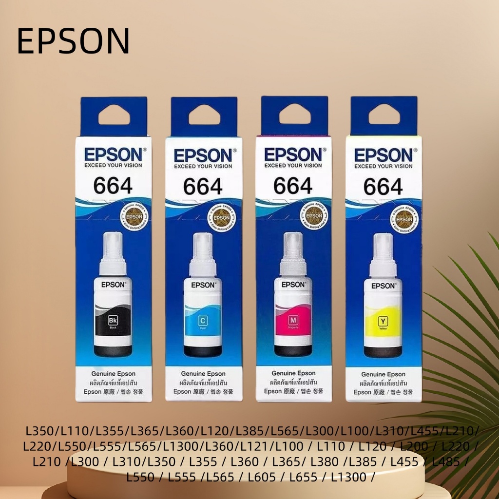 100% Original Dye.Epson 664 ink .printer ink L350 L110 L355 L365 L120 ...