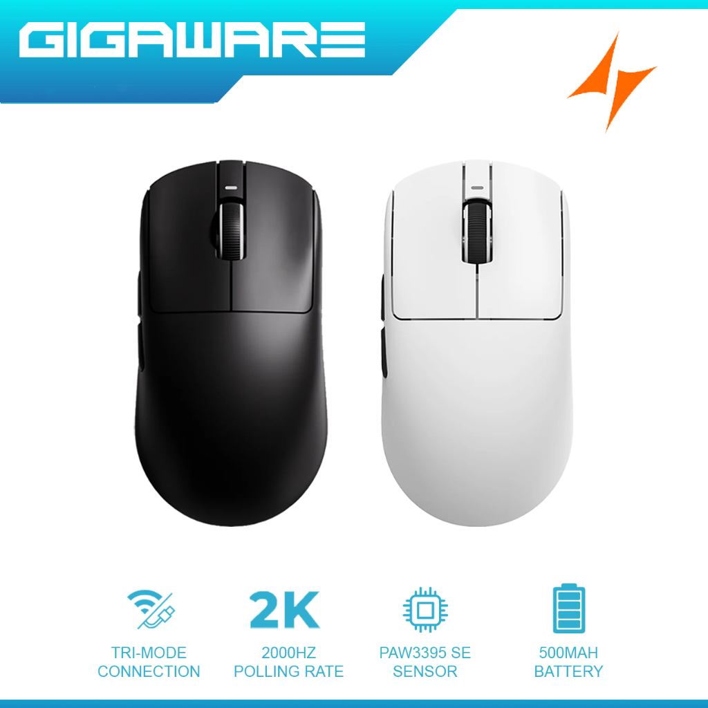 ATK VXE Dragonfly R1 SE+ White Wireless Gaming Mouse, Lightweight, 2.0 ...