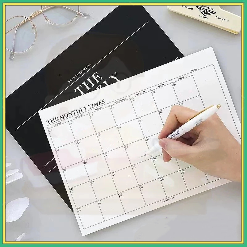 2026 Planner Monthly Weekly Tearable Schedule Pad Self Clocking ...
