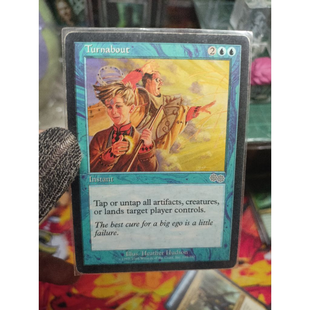 Carta Magic: The Gathering - Turnabout (Voltafaccia) - Urza's Saga, Non Comune