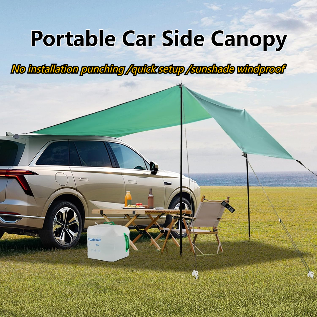 outdoor car side awning roof automobile rooftop rain canopy waterproof ...
