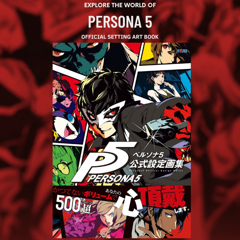 Persona 5 Setting Art Book Japanese Illustration Collection | Shopee ...