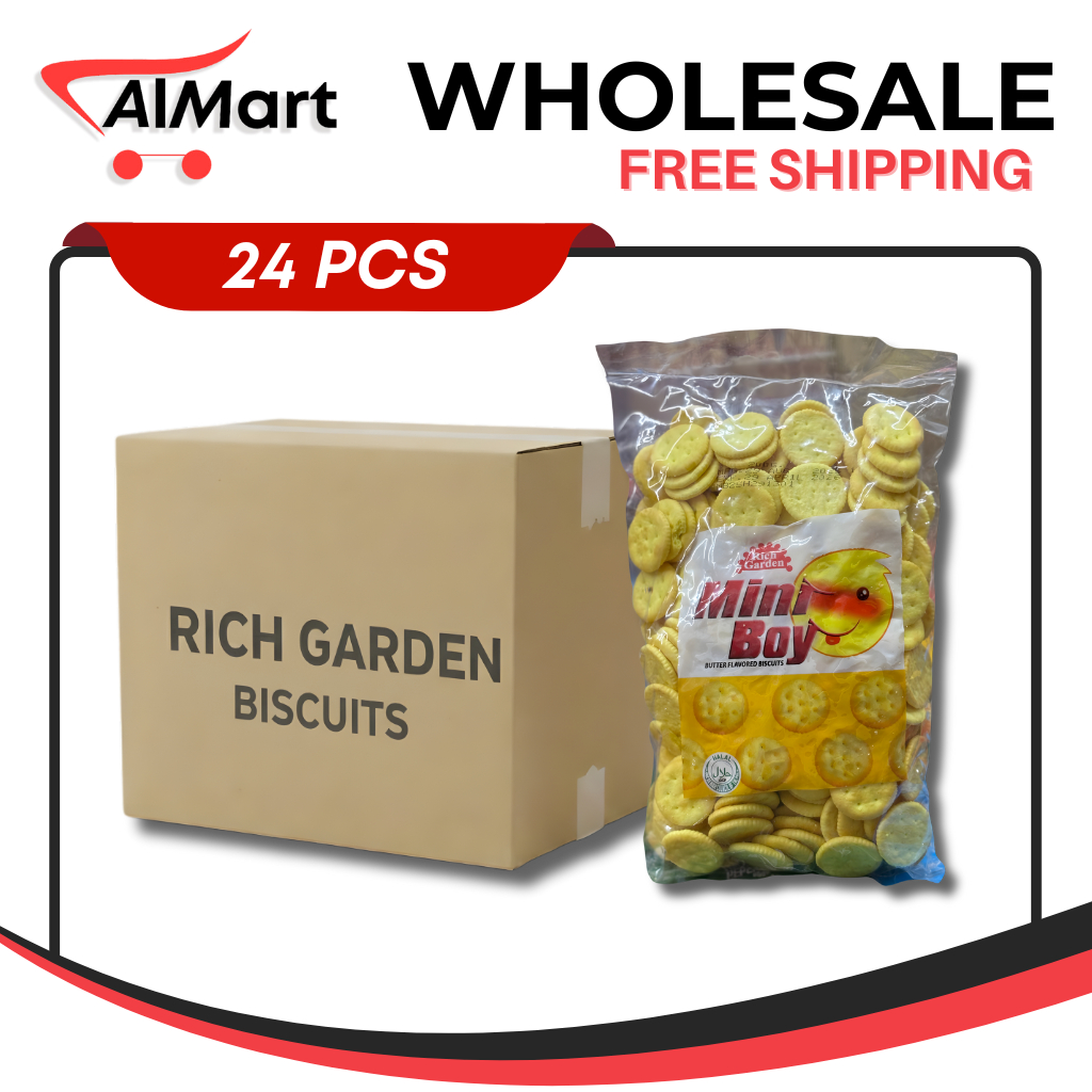WHOLESALE! MINI BOY BUTTERED FLAVOR BISCUITS 200 GRAMS (24 PIECES PER ...