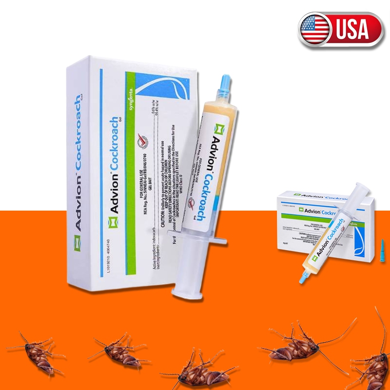 ADVION SYNGENTA COCKROACH GEL BAIT 30g POWERFULL ROACH KILLER SET WITH ...