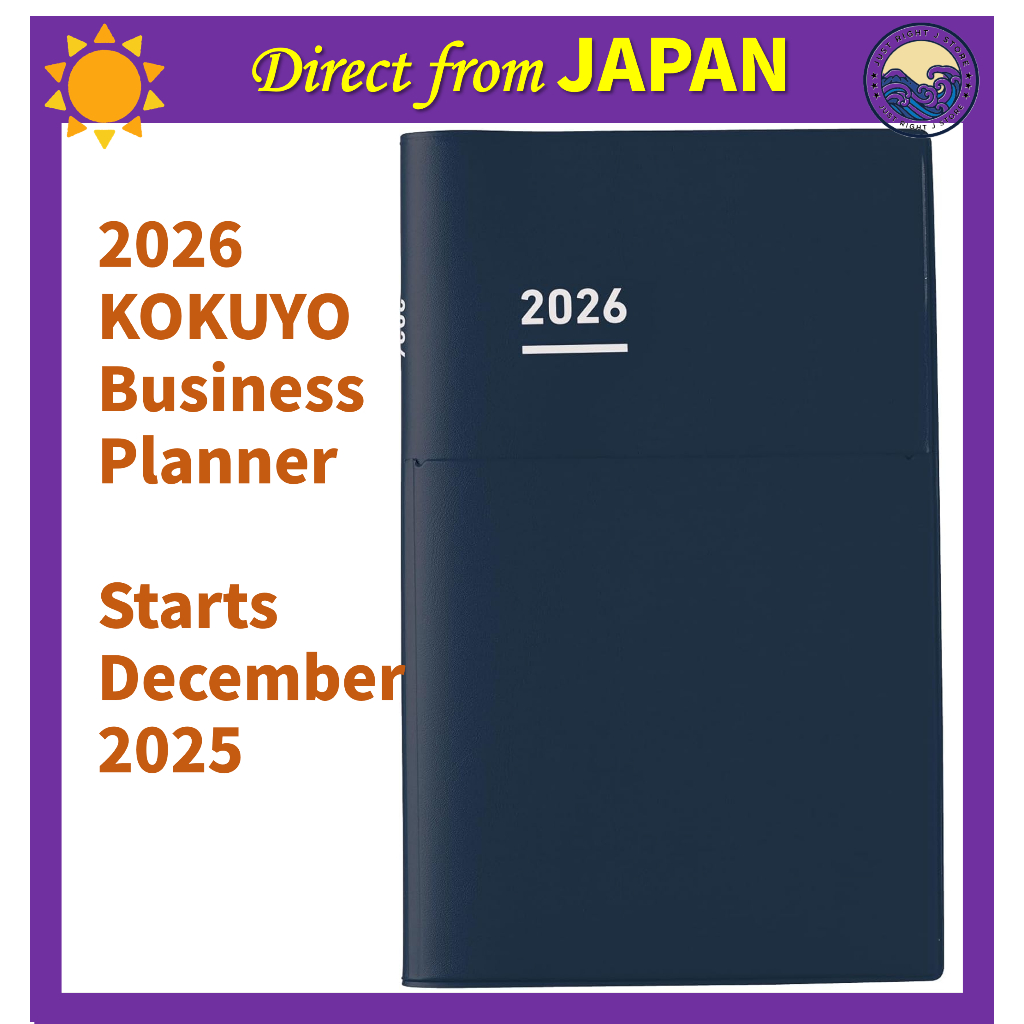 KOKUYO Jibun Techo Biz Planner 2026 Monthly A5 Slim /