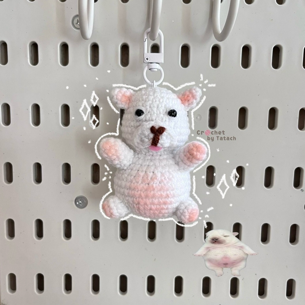 Crochet Pibble Meme Keychain | Shopee Philippines