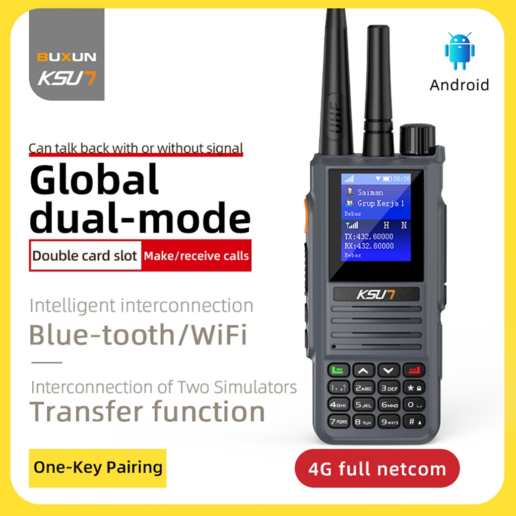 KSUN Zello Walkie talkie ZL8668 Dual Mode Walkie Talkie Dialable ...