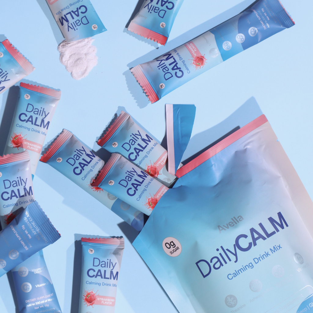 Avella Daily Calm Calming Drink Mix 10Sachet per Box | Relieve Stress ...