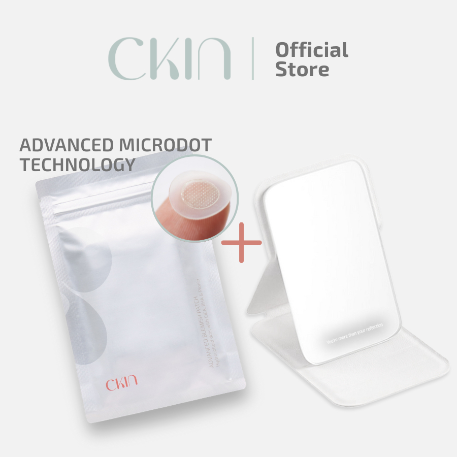 CKIN ADVANCED BLEMISH PATCH with Portable Mirror SET: Hydrocolloid ...